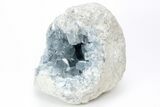 Sky Blue Celestine (Celestite) Crystal Geode - Madagascar #210372-2